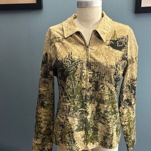 Christopher & Banks Multicolor Scenic Jacket